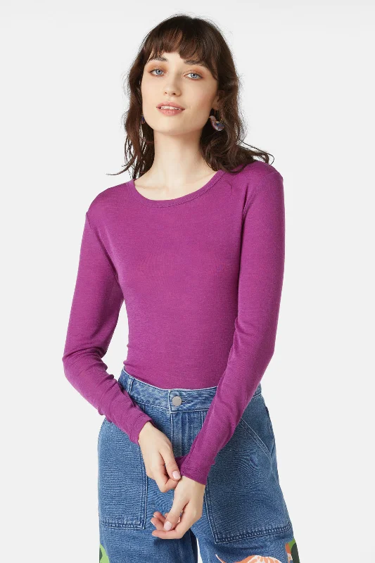 - Parrot climbing and standing wooden frameRib Merino Crew Neck Top