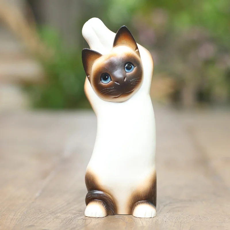 - Pet diabetes prescription foodSiamese Cat Stretch Wood statuette