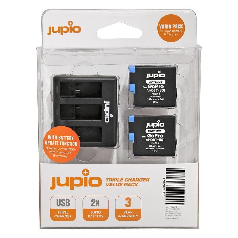 - Pet electric nail grinder silent modelJupio 2x Batteries 1260mAh & USB Triple Charger Kit For GoPro Hero 8
