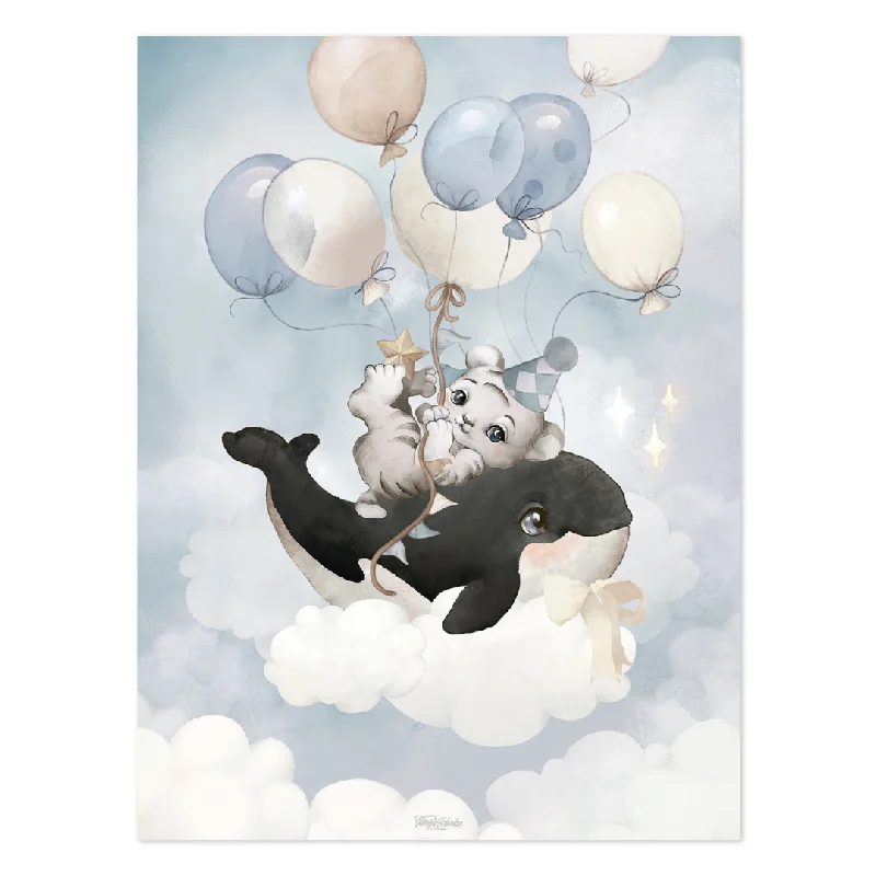---MARKET DAY - Selene | Cheetah + Orca Art Print