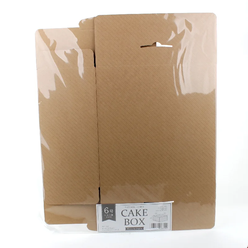 - Air box TSA certified check-inCake Box (Paper/Kraft/For 18cm Cake/23x23x11.5cm)