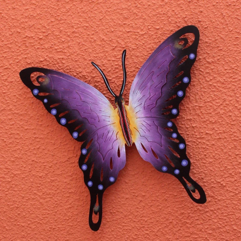 - Organic cotton dog bibsSoul of Wisdom Hand Made Purple Butterfly Steel Wall Sculpture Mexico - Organic cotton dog bibsSoul of Wisdom Hand Made Purple Butterfly Steel Wall Sculpture Mexico