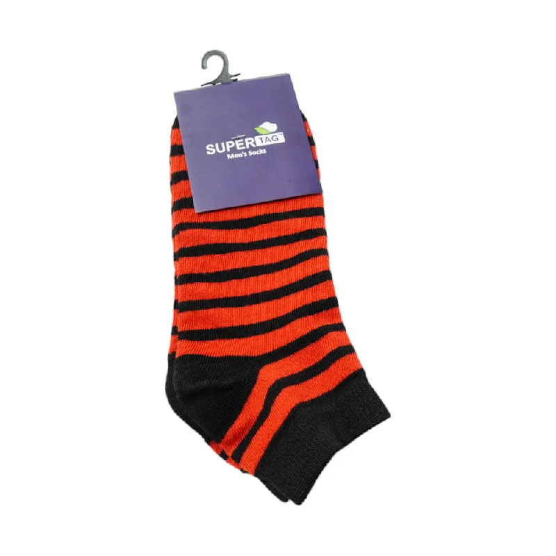 - Air box TSA certified check-inSUPER TAG ANKLE SOCKS RED & BLACK STRIPE 1PC HZ