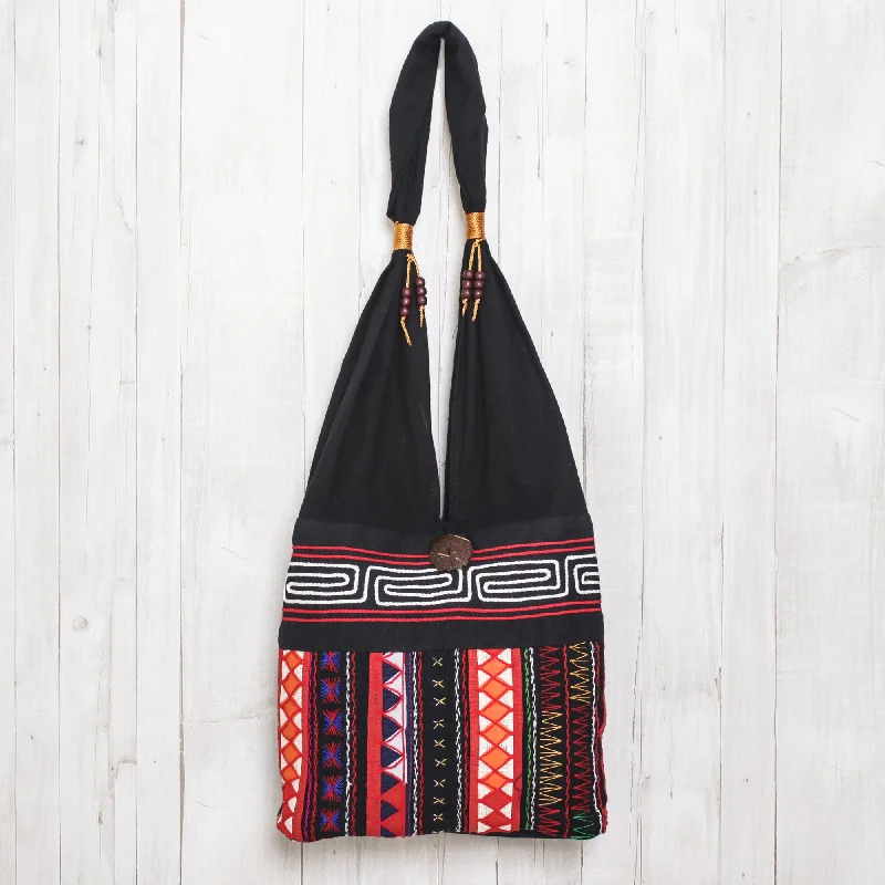 - Postoperative pet anti-licking Elizabethan collarIdeal Thai Thai Multicolored Cotton Shoulder Bag with Geometric Motif - Postoperative pet anti-licking Elizabethan collarIdeal Thai Thai Multicolored Cotton Shoulder Bag with Geometric Motif
