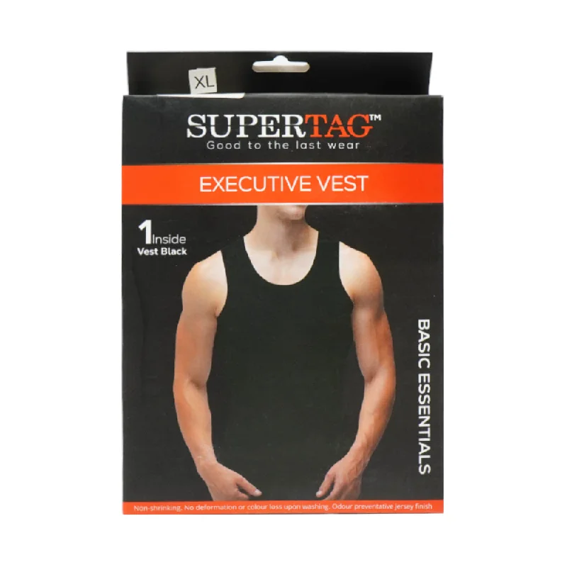 - ​​Christmas pet Christmas clothingSUPER SANDO VEST BLACK X LARGE P1