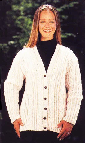 - Teething and chewing toys for puppiesAran Cardigan Sweater Pattern (Knit)