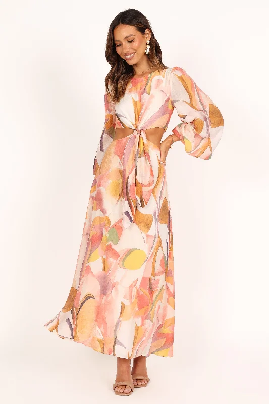 - Climbing pet constant temperature heating padLaquin Long Sleeve Maxi Dress - Pink