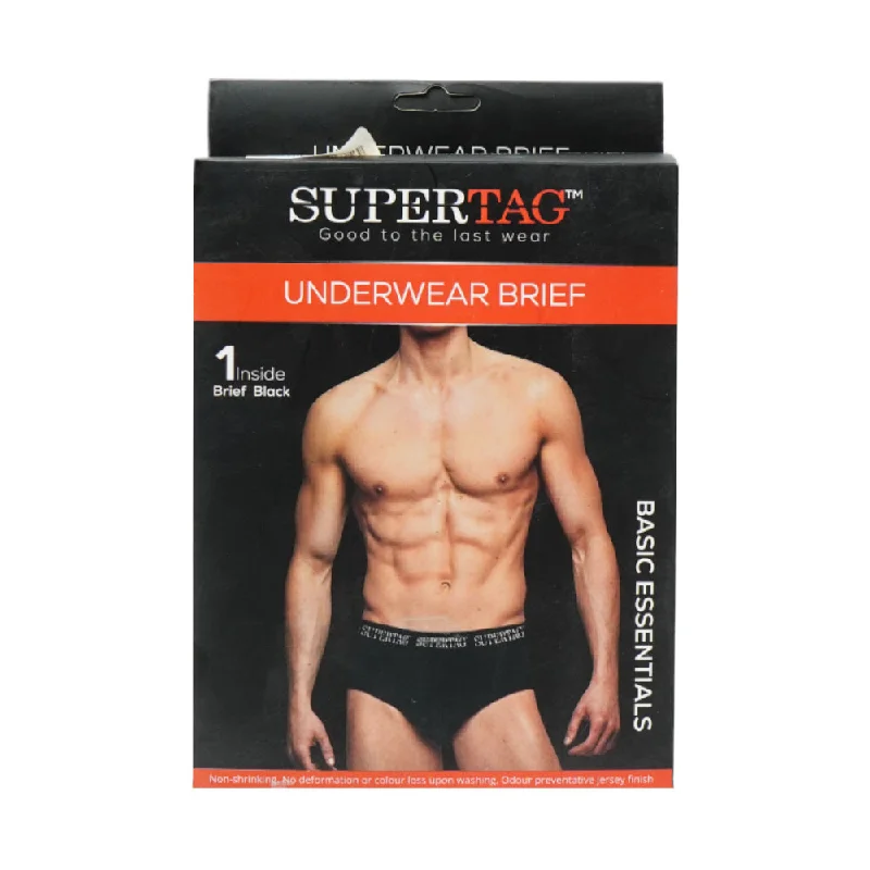 - Foldable and portable cat bagSUPER UNDERWEAR BRIEF BLACK X LARGE P1