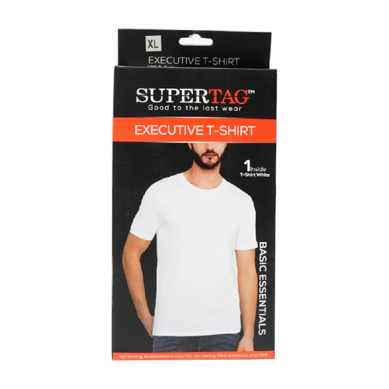 ---SUPER T SHIRT WHITE X LARGE P1