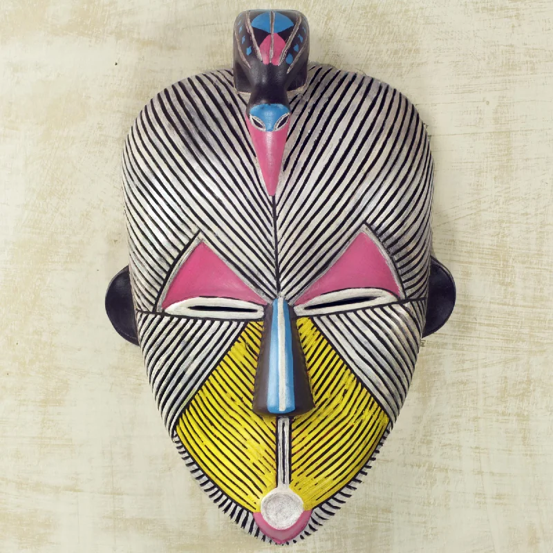 - Dog anti-slip matSongye Kwifibe African Protection Spirit Wall Mask Artisan Crafted Wood Art