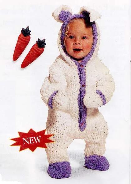 - Organic cotton dog bibsBunny Onesy Pattern (Knit)