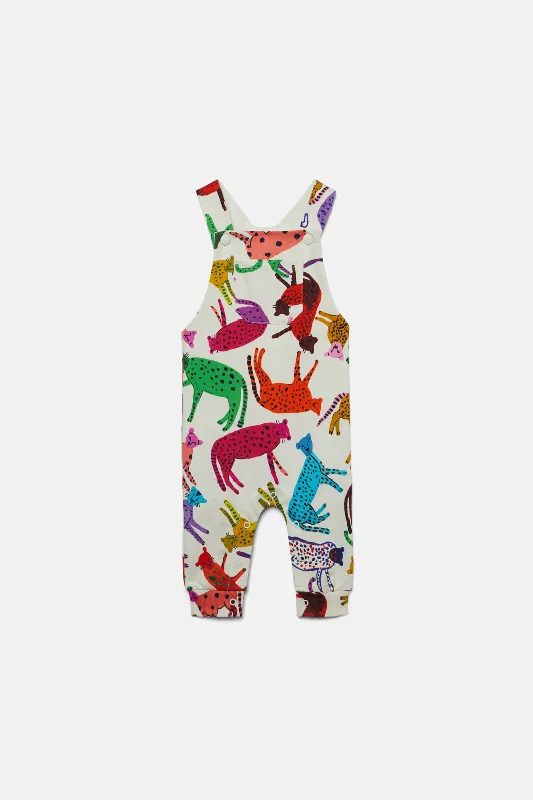 - Cat anti-jump window safety netLeopards Baby Overalls