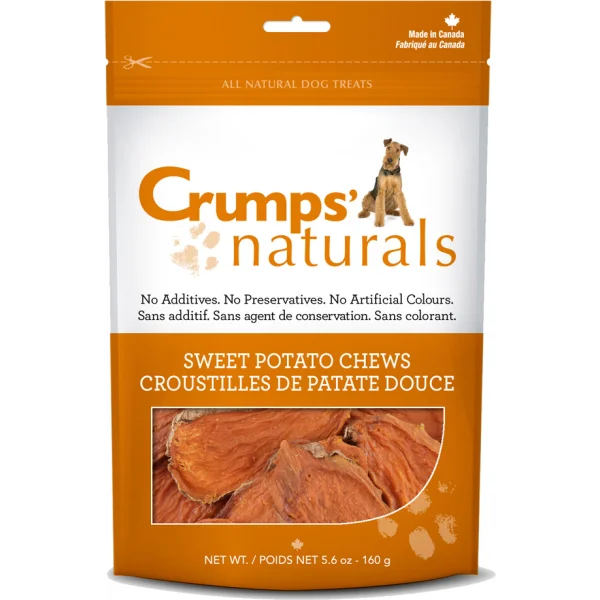  -High-fiber dog foodCrumps - Sweet Potato Chews