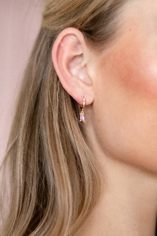- Cat nail clippers with LED lightsSadie Drop Earrings - Gold/Pink