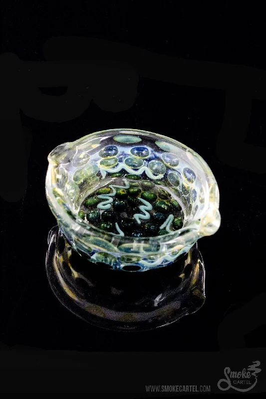 - Cat hair ball removal and hair removal creamSilver Fumed Squiggle and Dot Worked Inside-Out Color Changing Dish