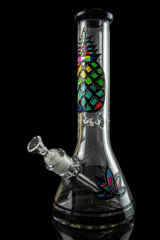 - Chinchilla cooling ice nest ceramic platePsychedelic Pineapple Beaker Bong