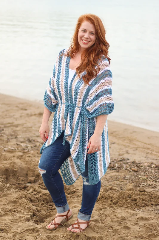 ---Crochet Kit - Shoreline Ruana