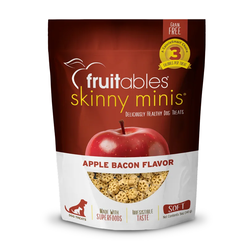 - High protein dog foodFruitables - Skinny Minis (Apple & Bacon)