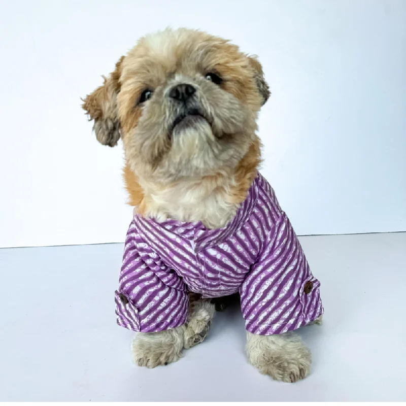 - Foldable and portable cat bagPawgypets Lehriya Kurta for Dogs and Cats (Purple)