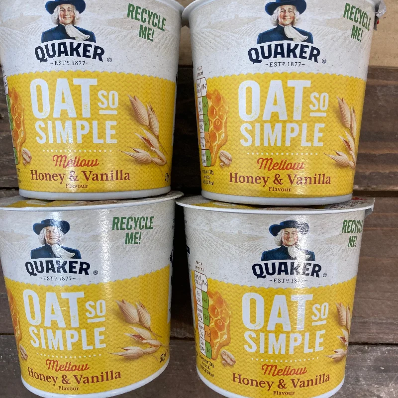 - Automatic temperature adjustment cat bed4x Quaker Oat So Simple Honey Vanilla Porridge Pots (4x57g)