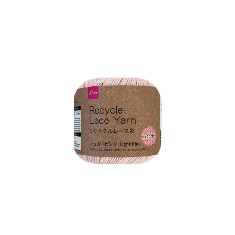 - Summer pet ice matRecycle Lace Yarn No. 20 Thick Light Pink