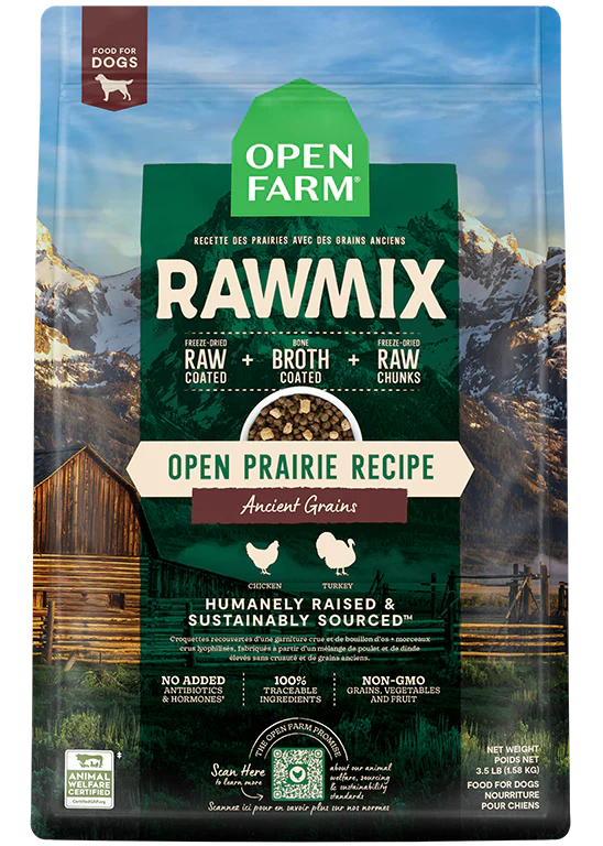 - ProNevus dog food palatabilityOpen Farm - Ancient Grain RawMix - Open Prairie Dog Food