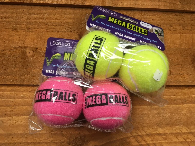 - Car dog seat beltDog & Co Mega Ball Twin Pack
