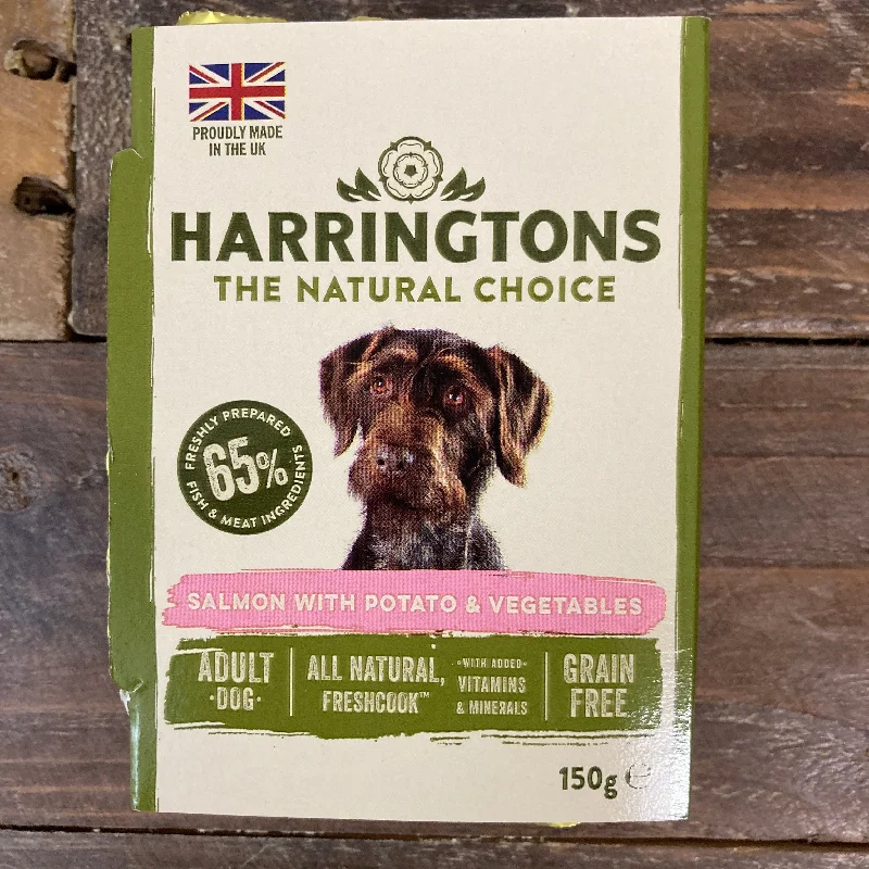 - Natural latex pet mattress7x Harringtons Salmon & Potato With Vegetables Dog Food Trays (7x150g)