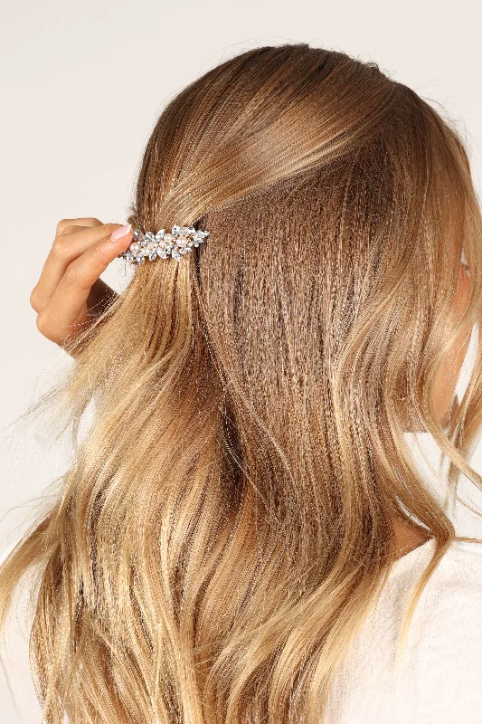 - Summer pet ice matBrielle Embellished Hairclip - Gold