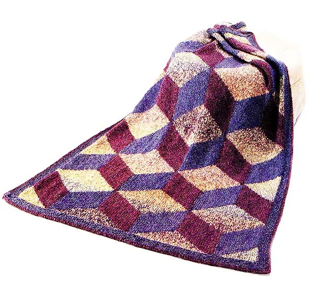 - Pet diabetes prescription foodHomespun Tumbling Blocks Afghan Pattern (Knit)