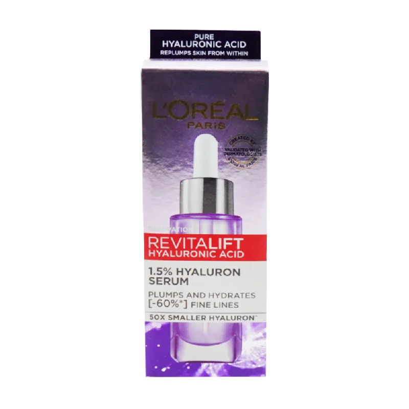 - Air box TSA certified check-inLOREAL REVITALIFT HYALURONIC ACID SERUM 30ML
