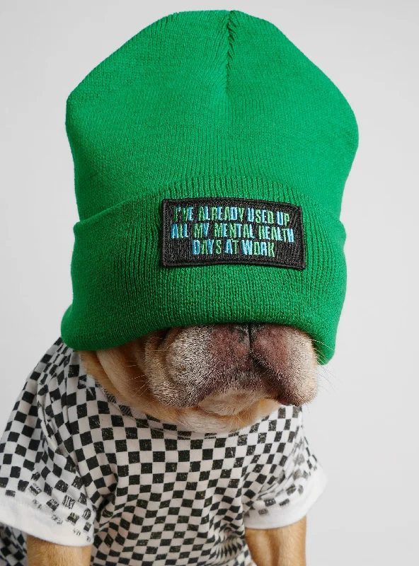 Pet sun protection clothesMental Health Days Beanie