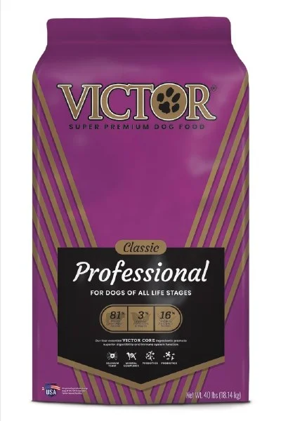 - Hypoallergenic dog foodVictor Professional Dry Dog Food Gluten Free 40lb