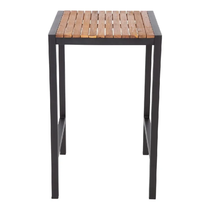  -Anti-scratch sofa protective coverBolero Square Steel and Acacia Bar Table 600mm