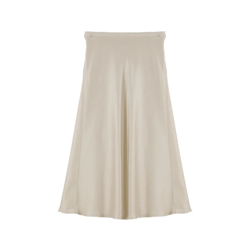 Nancy Satin Bias Cut Midaxi Skirt