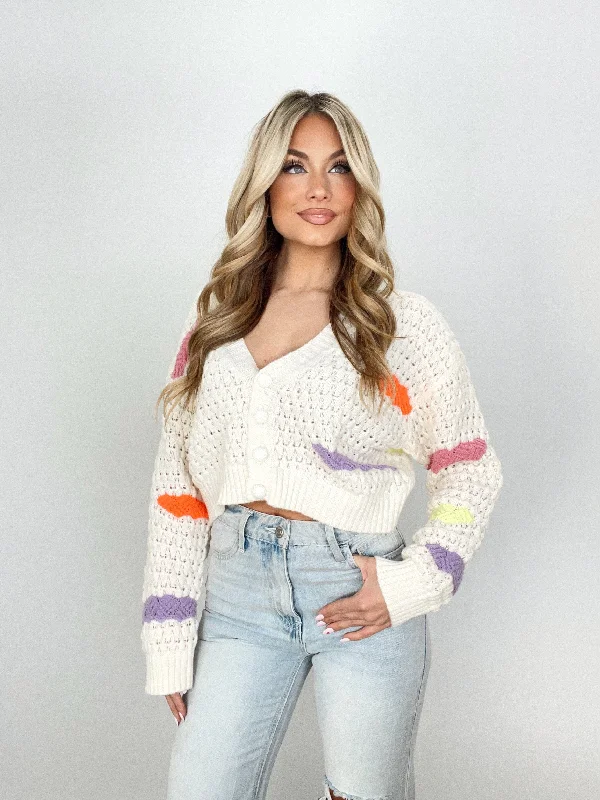 Pops Of Color Cardigan