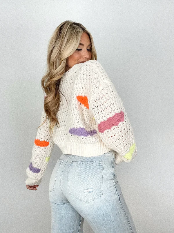 Pops Of Color Cardigan