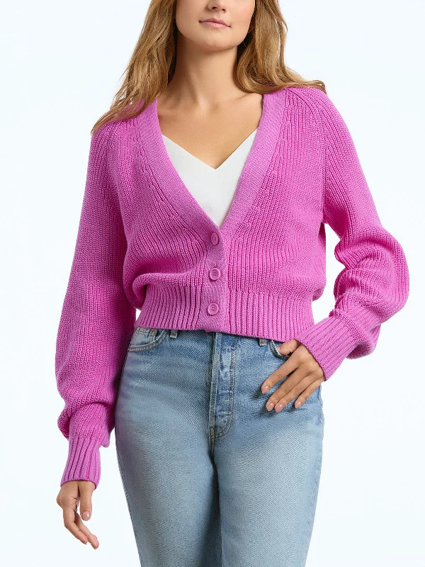 Rumi: Cotton V-Neck Cardigan