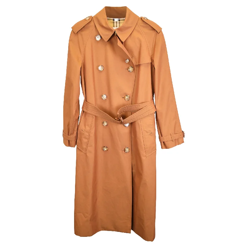 Burberry Waterloo Trench Coat in Brown Cotton