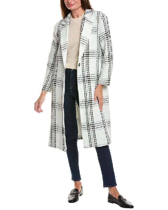 Pascale La Mode Tweed Trench Coat