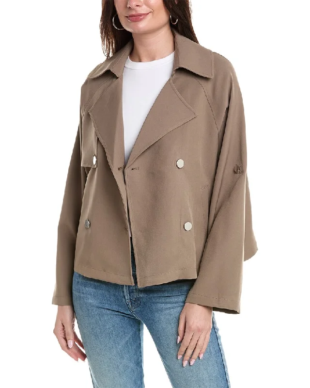 RACHEL Rachel Roy Cropped Trench Coat