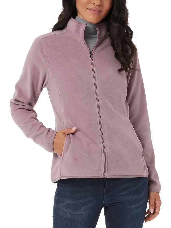 Womens Lightweight Long Sleeves Fleece Jacket