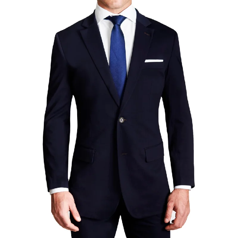 Athletic Fit Stretch Blazer - Navy