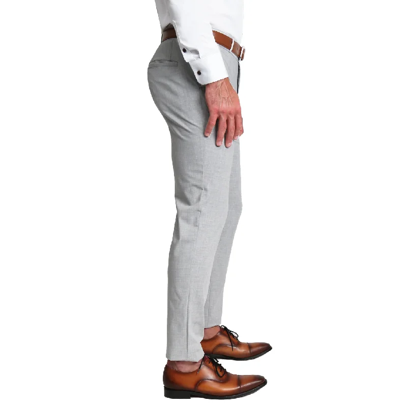 Athletic Fit Suit Pants - Lightweight Light Grey