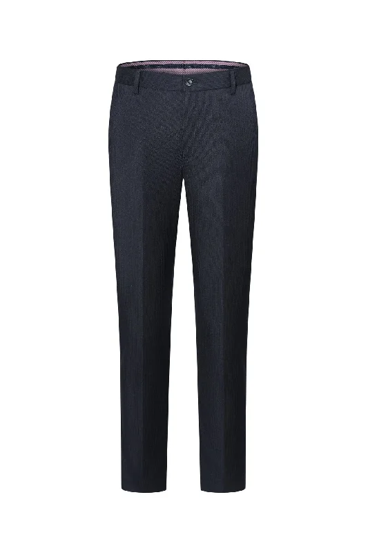 Blended Stretch Stripe Suit Pants  in Tailored Fit