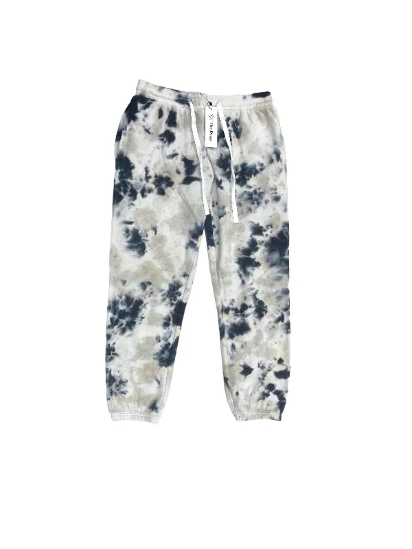 Pants Lounge By The Drop In Tie Dye Print, Size: S