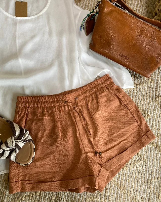 The Maebrie Linen Shorts