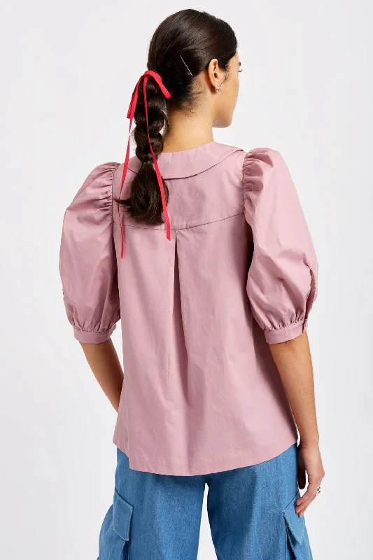 Evie Blouse Dusty Pink