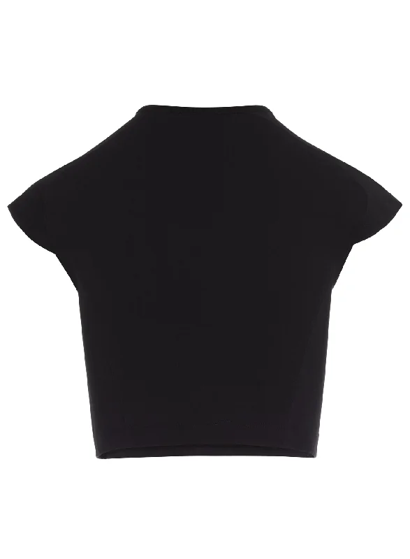 orchid anemone cropped t-shirt