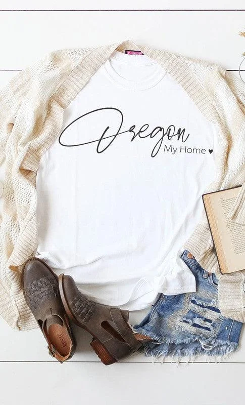 Oregon My Home Graphic Tee S-XL